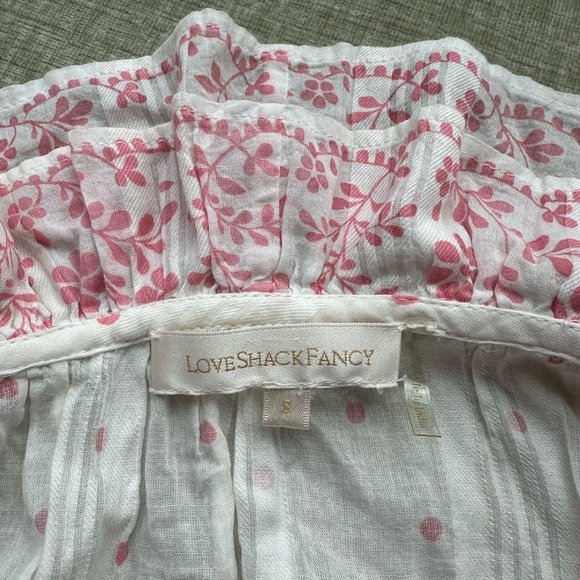 LoveShackFancy Cream and Floral Dress - Picture 6 of 6